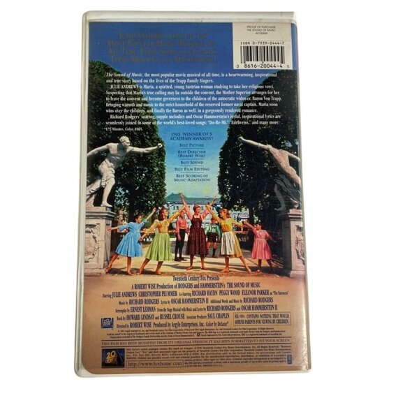 The Sound of Music Musical VHS 1965 u G Julie Andrews Christopher Plummer Eleano - Picture 3 of 5